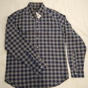 J.Crew Mercantile Blue and Gray Large shirt NEW